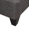 14" California King Size Upholstered Platform Bed Base, Mattress Foundation - Dark Gray - Image 5