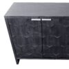 Accent Cabinet Farmhouse Style 4 Door Wooden Cabinet Sideboard Buffet Server Cabinet Storage Cabinet, For Living Room, Entryway, Hallway, Office, Kitchen And Dining Room - Antique Black - Image 8