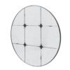 Traditional Decor Style Round Antique Glass Wall Mirror, Wall Decor For For Bathroom Entryway Console Lean Against Wall - Black - Image 8