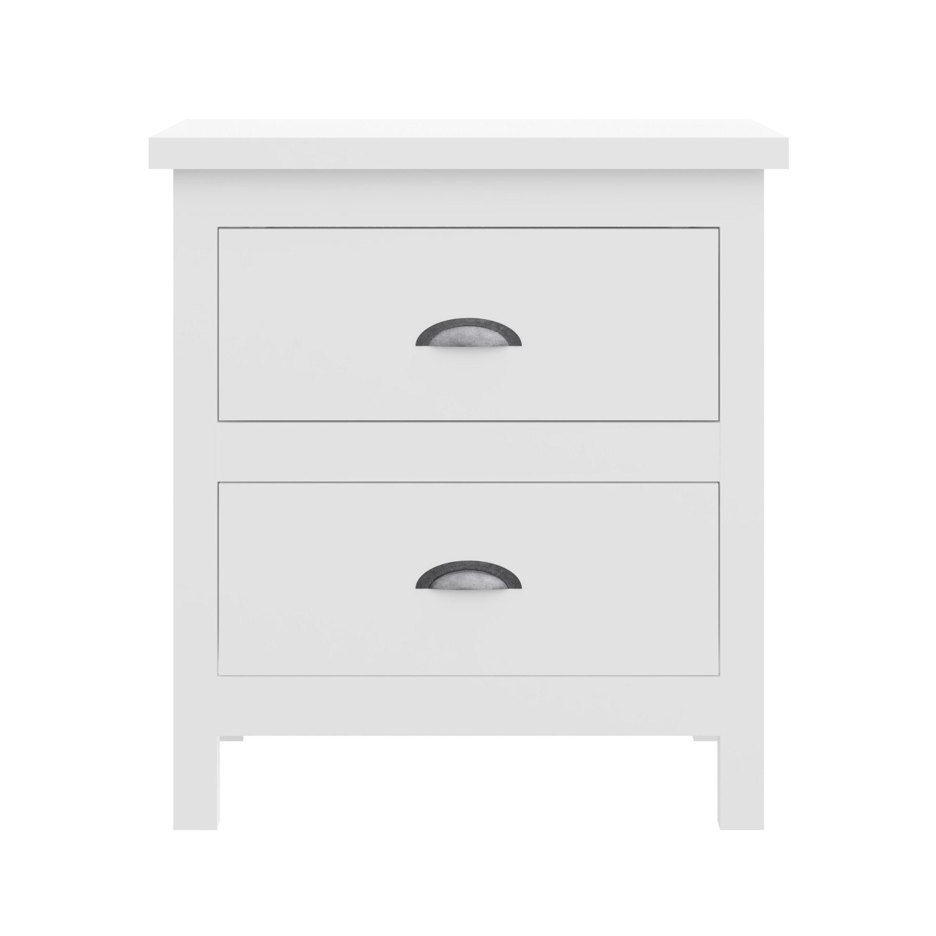 Versatile Solid Wood Night Stand With Drawers For Living Room And Bedroom - White - Image 6