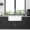 Sink 30" Apron Front Single Bowl With Arch Edge For Kitchen - White - Image 3