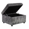 Sectional Sofa Pull-Out Sofa Bed Sleeper With A Storage Ottoman, Three Pillows And Charging Devices For Living Room - Gray - Image 23
