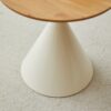 Round Coffee Table - Brown / White - Image 13