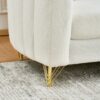 Loveseat Sofa For Living Room And Bedroom - Beige - Image 9