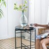 Side Table - Black / Brown - Image 7
