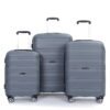 Hardshell Suitcase Spinner Wheels Pp Luggage Sets Lightweight Durable Suitcase With Tsa Lock, 3 Piece Set (20/24/28) - Gray - Image 7