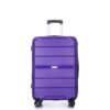 Hardshell Suitcase Spinner Wheels Pp Luggage Sets Lightweight Durable Suitcase With Tsa Lock, 3 Piece Set (20/24/28) - Purple - Image 11