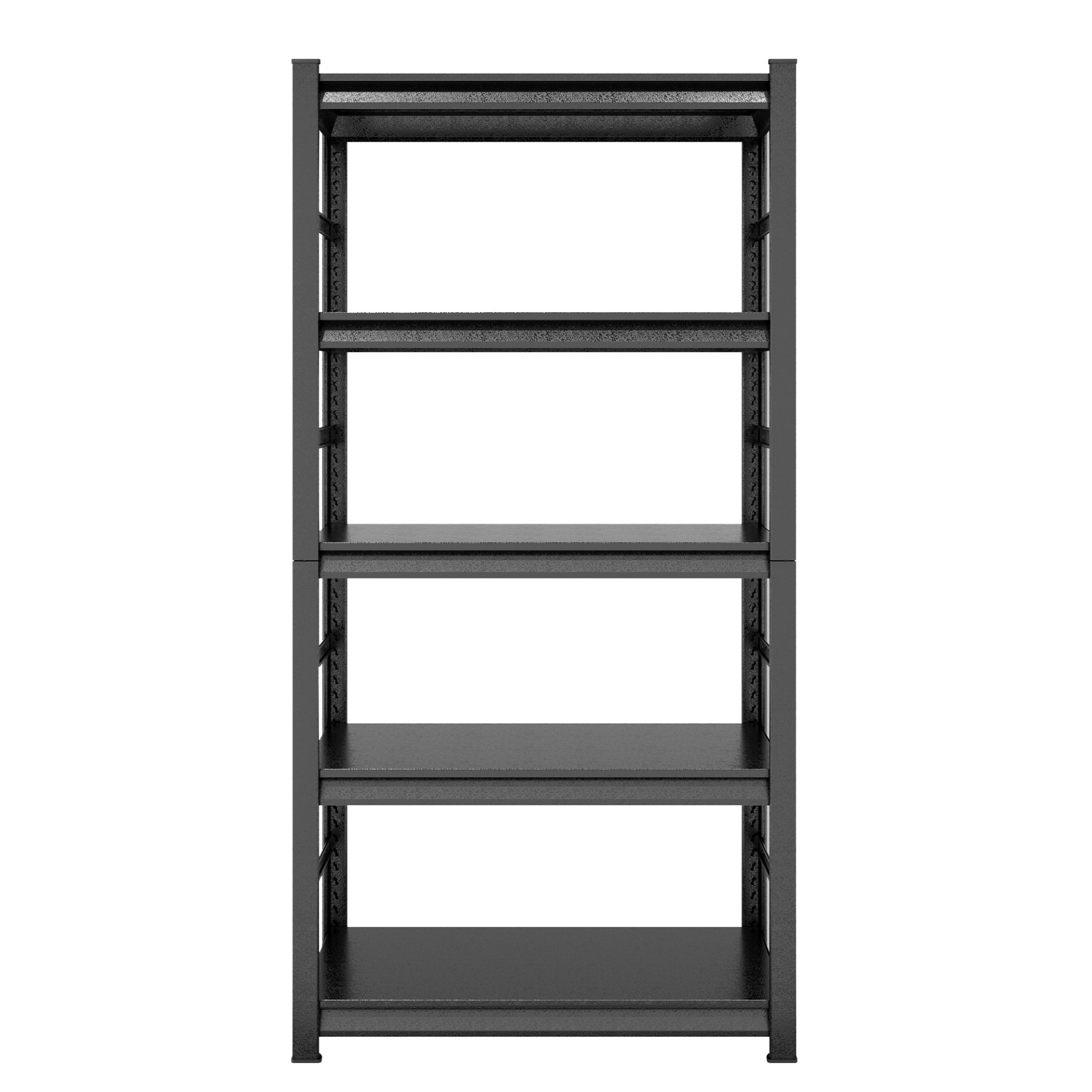 Storage Shelves 5 Tier Heavy Duty Metal Adjustable Shelving Units And Storage Rack Kitchen Garage Shelf - Black - Image 12