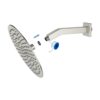 Premium 6" Shower Arm With Flange, Stainless Steel Construction - Brushed Nickel - Image 10