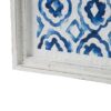 Hanging Sculptures, Modern Wall Art Decor (Set of 2) - White / Blue - Image 4