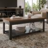 Essex - Coffee Table - Black, Whiskey - Image 2