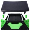 Rolling Detailing Creeper Seat With Wheels, Removable Tool Trays, 300 Lbs Capacity - Green - Image 9