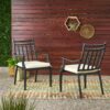 Delmar - Dining Chair (Set of 2) - Black / Beige - Image 6