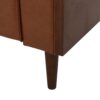 Contemporary 3 Seater Sofa With Tufted Design - Light Brown - Image 11