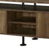 Ensata II - TV Stand - Rustic Oak / Black - Image 5