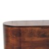 Curved Blanket Box - Walnut - Image 8