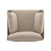 Modern Iron Lounge Chair With Rope Weave And Plush Cushions For Indoor / Outdoor Relaxation - Beige / Gray - Image 13