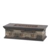 Contemporary Rectangle Fire Pit 50, 000 Btu Magnesium Oxide - Stone Gray - Image 9