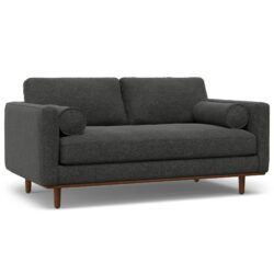Morrison - Upholstered Sofa - Charcoal Gray