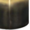 Curtis - Metal Cylinder Accent Table - Ombre Black / Gold - Image 4