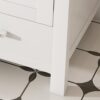 43" Bathroom Vanity, Multi Functional Cabinet, Doors And Drawer - White - Image 12