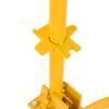Steel Drum Dolly 55 Gallon Capacity Oil Barrel Mover With Wheels Low Profile Caddy - Yellow - Image 8