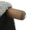 Contemporary Ottoman With Foam Cushion And Durable Upholstery - Gray - Image 9