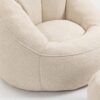 Bedding Bean Bag Sofa Chair High Pressure Foam Bean Bag Chair Adult Material With Padded Foam Padding Compressed Bean Bag With Footrest - Beige - Image 15