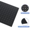 Square Rainfall Shower Head Wall Or Ceiling Mounted, Modern Bathroom Fixture - Matte Black - Image 7