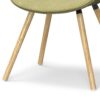 Malden - Bentwood Dining Chair - Acid Green / Light Brown - Image 6
