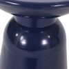 Outdoor Metal End Table Large - Navy Blue - Image 9