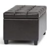 Sienna - Storage Ottoman Bench - Tanners Brown - Image 3