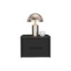 Floating Nightstand, Space Saving Design With Handy Drawer And Surface - Black - Image 7