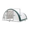 Single Truss Arch Storage PE - White / Green - Image 4