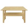 5 Piece Extendable Wood Square Dining Table Set With 2 Drop Leaves, Compact Storage Shelf Kitchen Table Set With Upholstered Chairs For 4 - Natural - Image 14