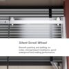 Frameless Shower Door Single Sliding, Adjustable Zinc Roller Rail - Chrome - Image 8