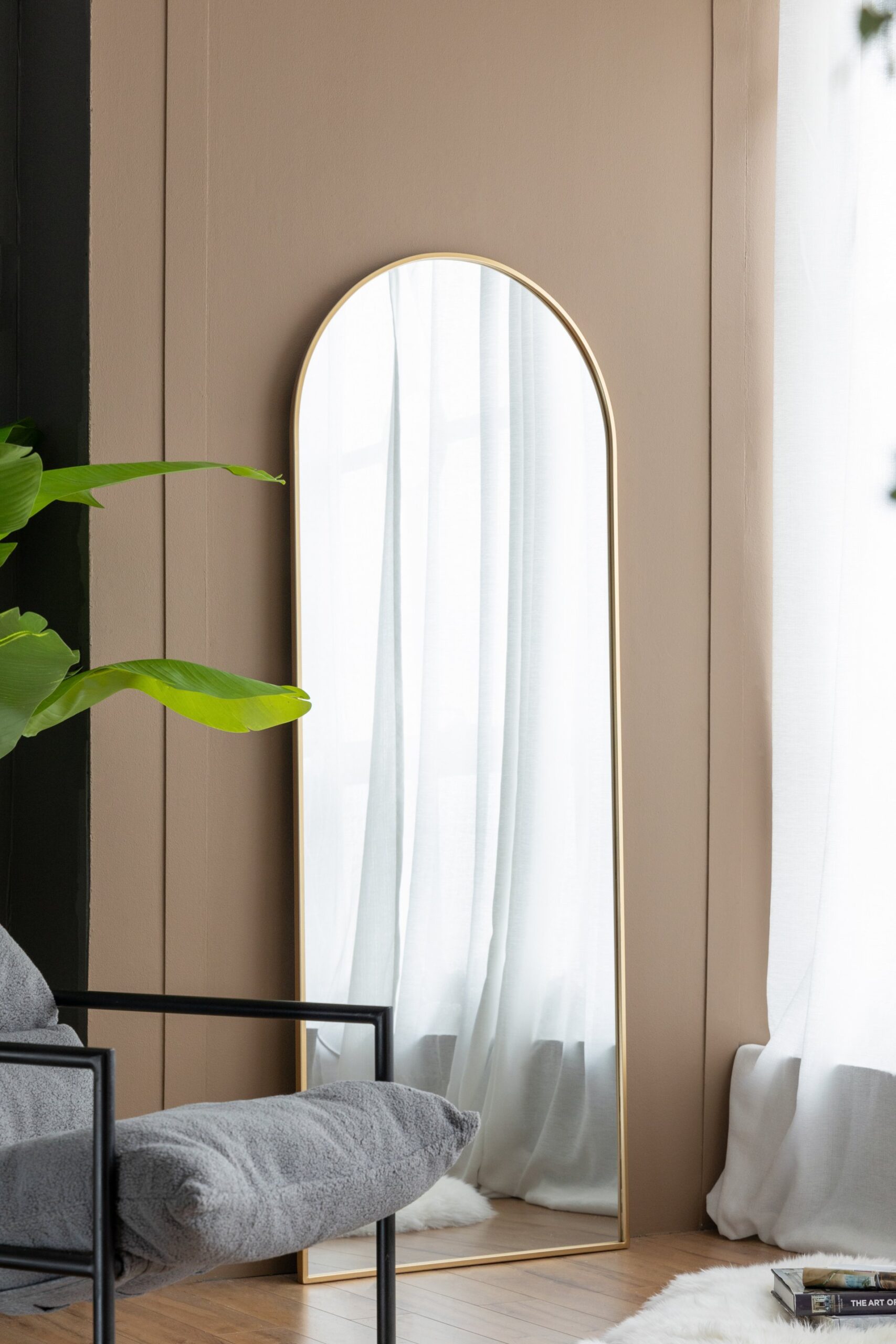 Celine Arch Body Mirror - Gold - Image 4
