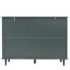 3 Door 3 Drawer Cabinet, American Furniture, Suitable For Bedroom, Living Room, Study - Dark Green - Image 11