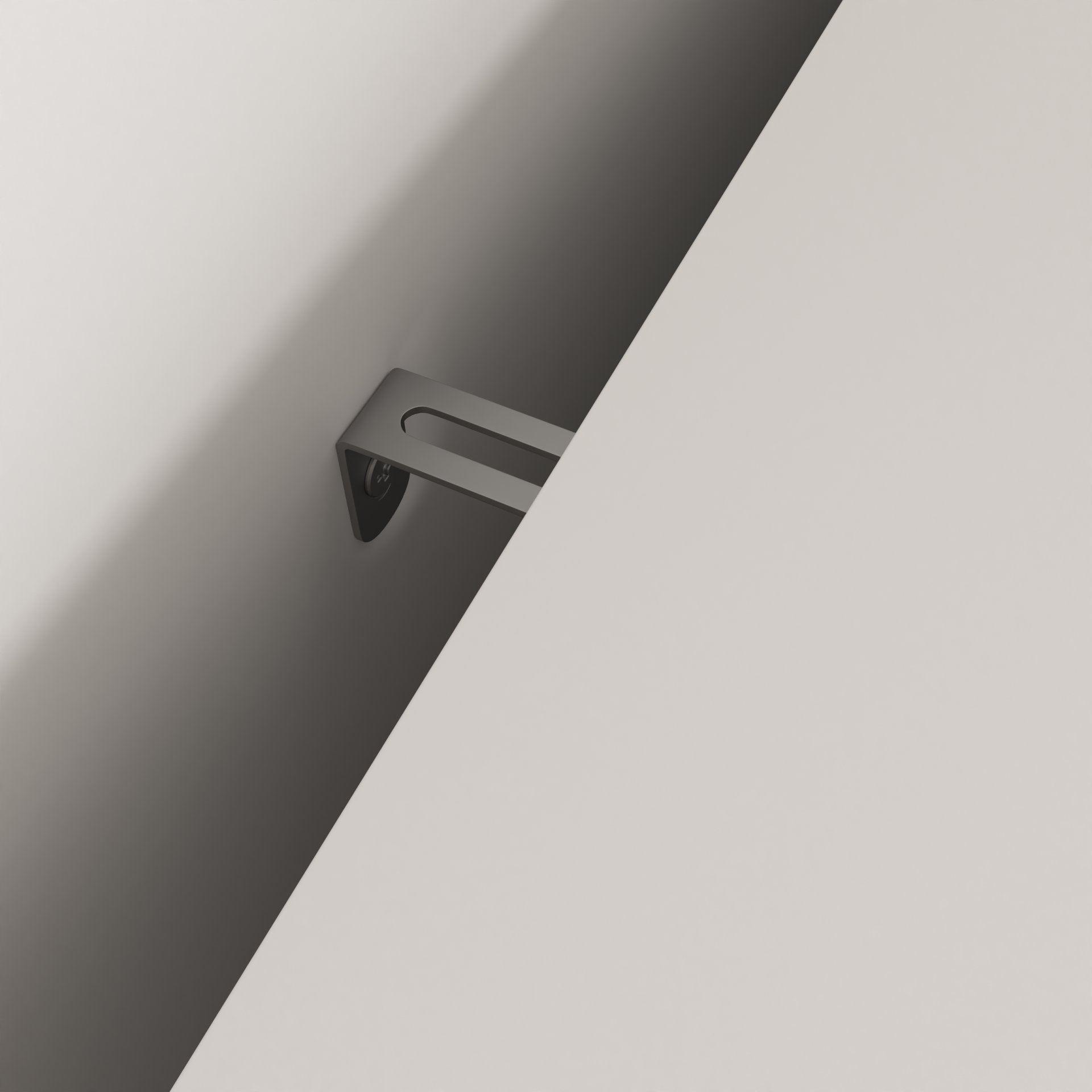 Modern Painted Cabinet With Glass Doors And Drawer - White - Image 12