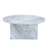 A Multi Style Decor Friendly Round Coffee Table, Featuring Modern Minimalism And Nordic Flair - White - Image 16