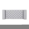 Hayes - Contemporary Armed Storage Bench With Button Tufting And Rolled Arms - Light Gray - Image 12
