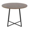 Cosmo Canary - Contemporary Dining Table - Black / Walnut - Image 2