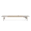 Hargrove - Outdoor Patio Aluminun Chaise Lounge, Outdoor Mesh Seat - Natural / Silver - Image 10