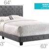 Suffolk - Queen Bed - Gray - Image 7
