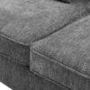 Modern Fabric Sofa With Plush Cushions, Sleek Arm Design - Gray - Image 12