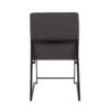 Fuji - Contemporary High Back Dining Chair (Set of 2) - Black / Charcoal - Image 5