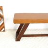 Marley - Genuine Leather Bench - Amber - Image 4
