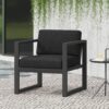 Navan - Club Chair - Dark Gray - Image 4