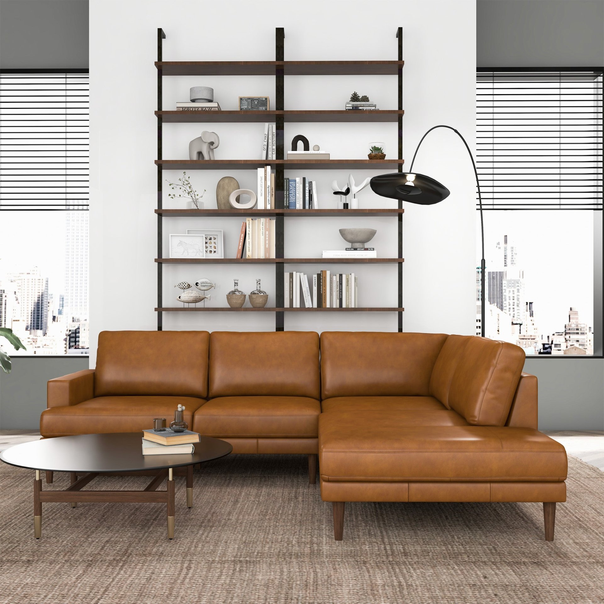 Corbin - Right Facing Sectional Sofa - Tan - Image 5
