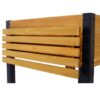 Versatile Raised Garden Bed With Metal Legs And Folding Storage Shelf For Outdoor Use - Black / Brown - Image 13